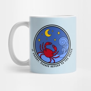 Crab and moon Mug